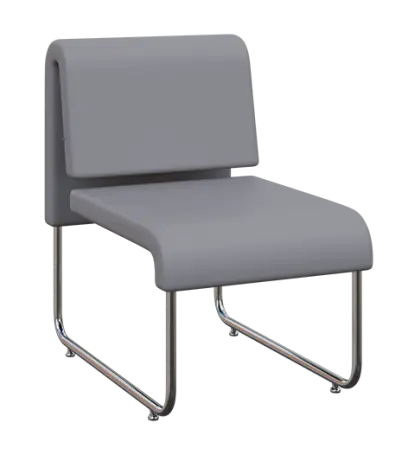 FLEXI LOUNGE, židle, ekokůže šedá FLEXI LOUNGE, židle, ekokůže šedá